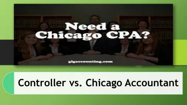 Controller vs. Chicago Accountant