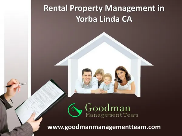 Rental Property Management in Yorba Linda CA