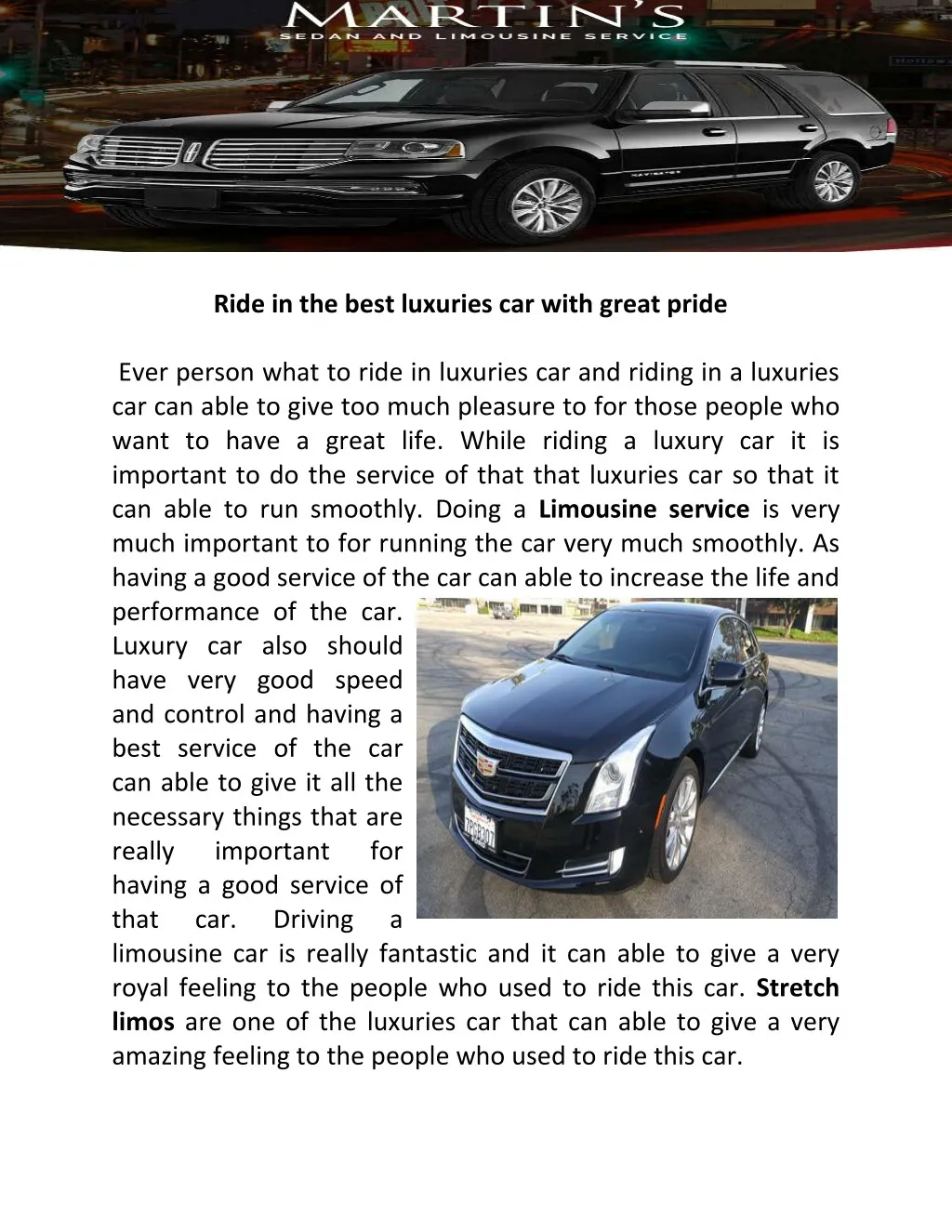 ride in the best luxuries car with great pride