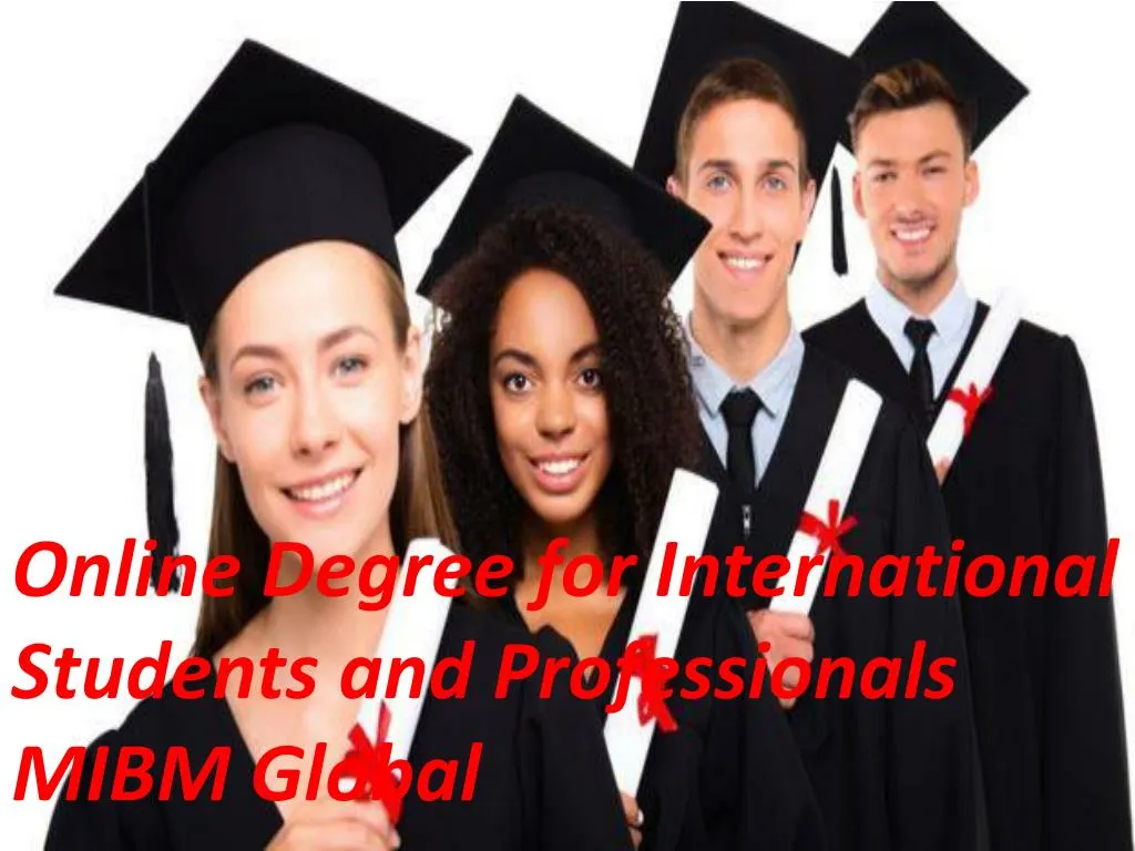online degree for international students
