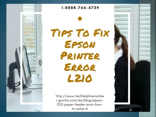 Tips To Fix Epson Printer Error L210
