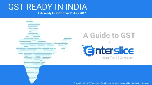 All about GST in India by Enterslice