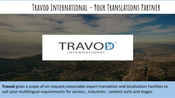 Travod International - Your Translations Partner