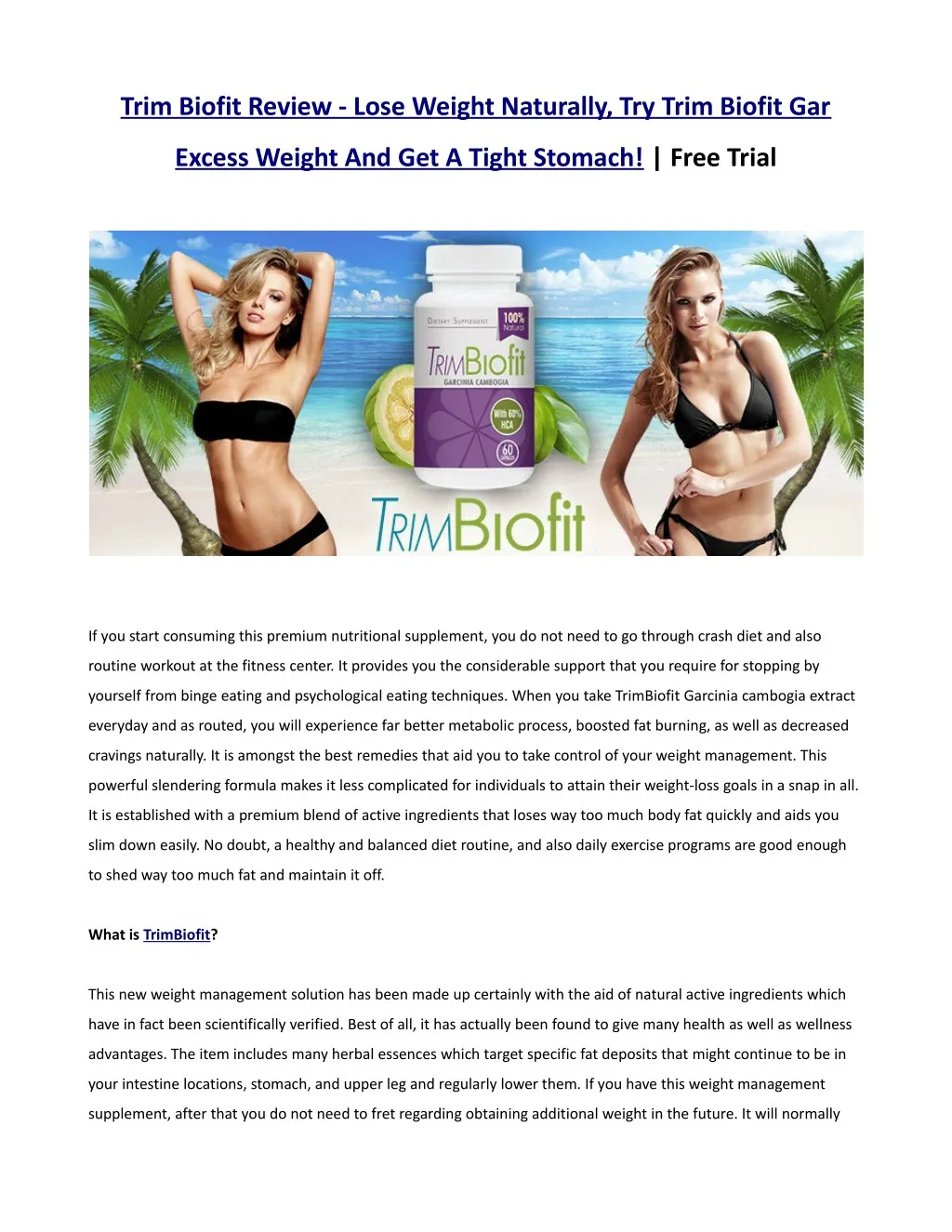 trim biofit review lose weight naturally try trim