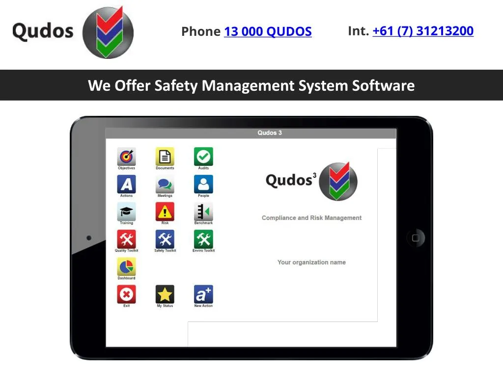we offer safety management system software