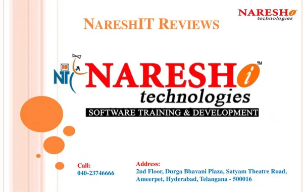 NareshIT Reviews