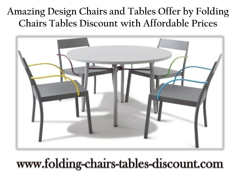 amazing design chairs and tables offer by folding