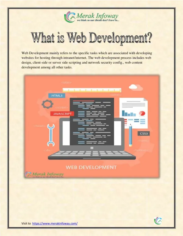 What is Webdevelopment?