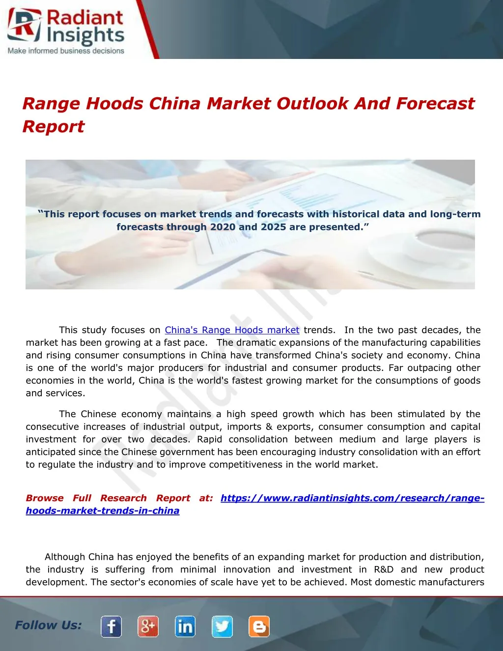 range hoods china market outlook and forecast