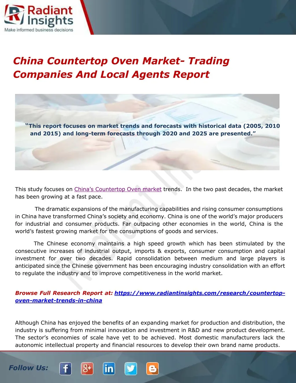 china countertop oven market trading companies