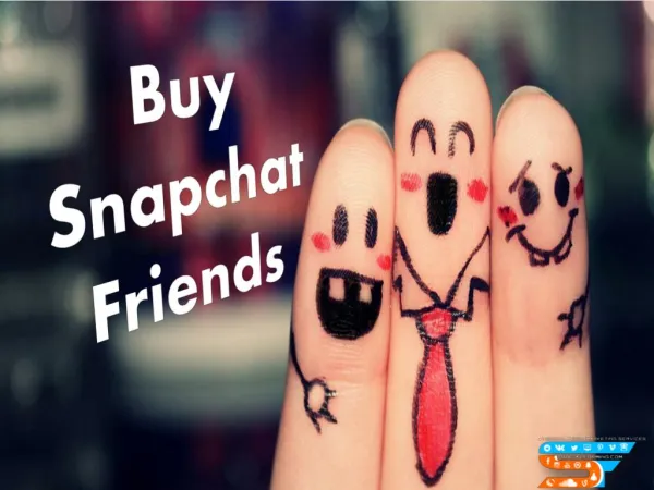 How to Buy Snapchat Friends in USA?