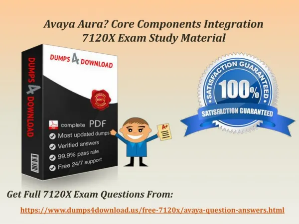 Exact Avaya 7120X Exam Question - 7120X Braindumps PDF Dumps4Download