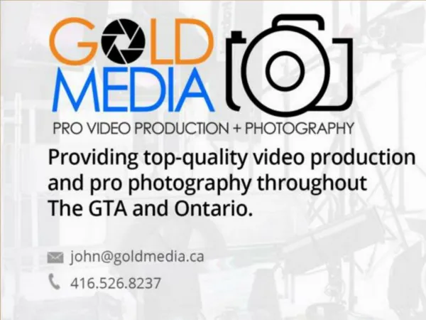 Gold Media Video Production Company Mississauga