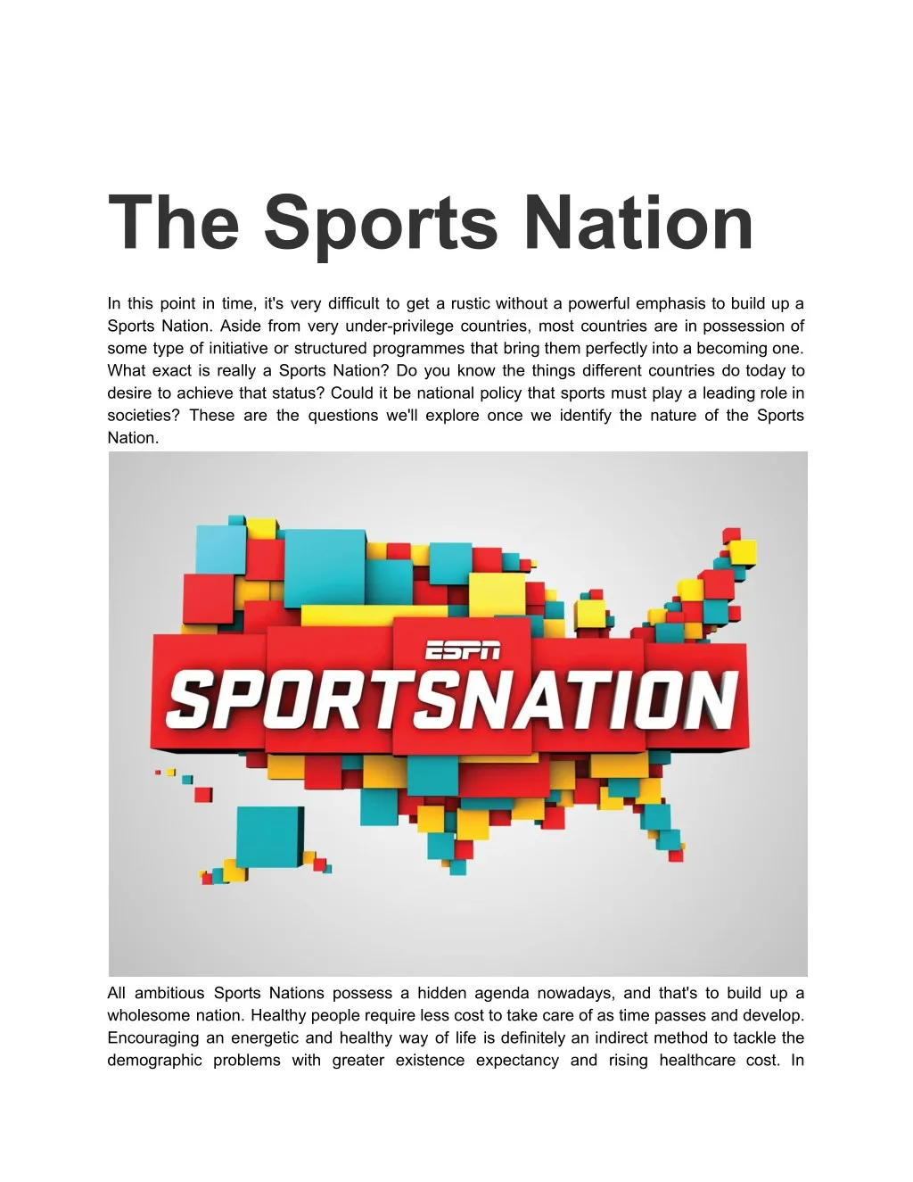 the sports nation