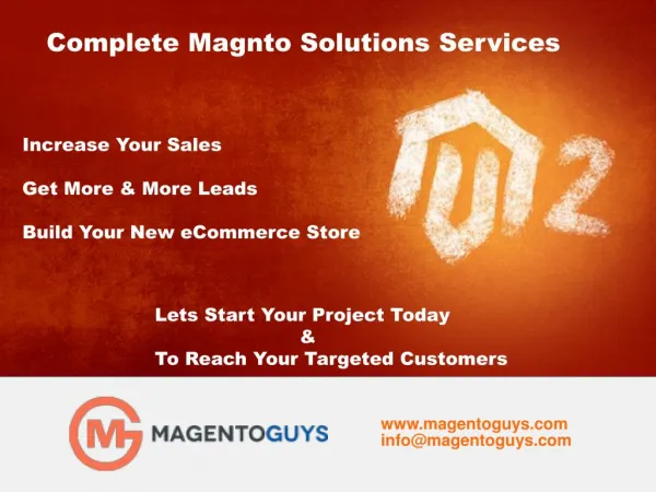 Best Magento Ecommerce Store Development Services