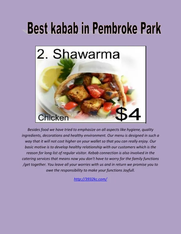Best kabab in Pembroke Park