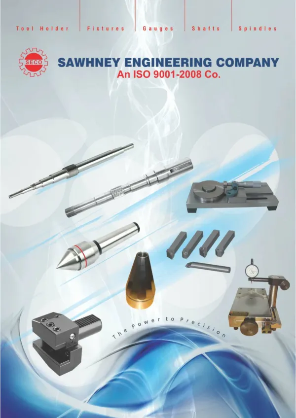 Precision Tools and Components Manufacturer in India
