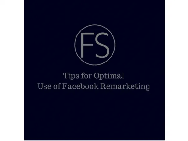 Reach your existing customers with retargeting on Facebook