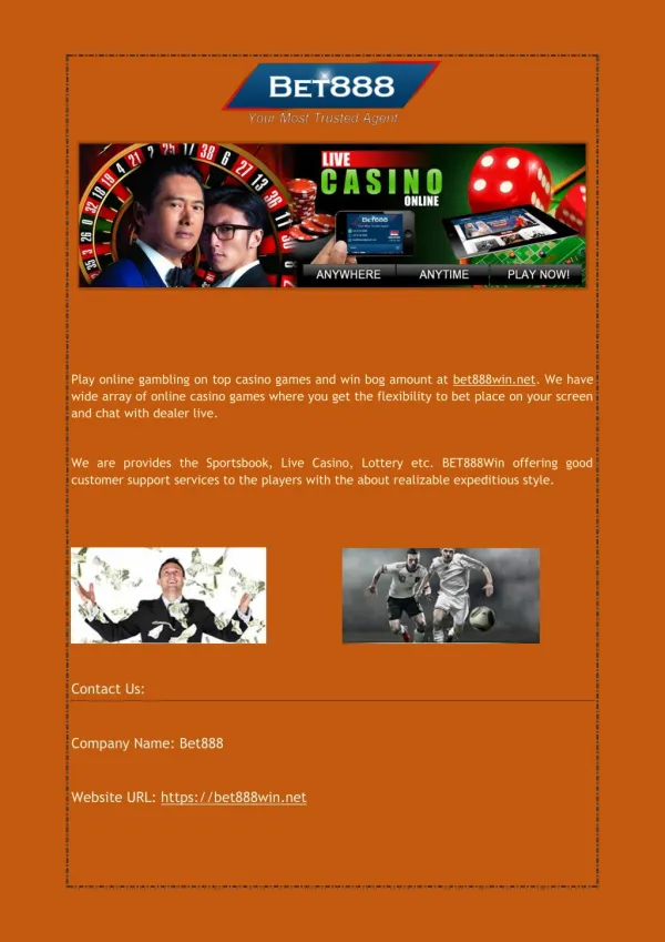 Best Casino Games Gambling Website in Malaysia