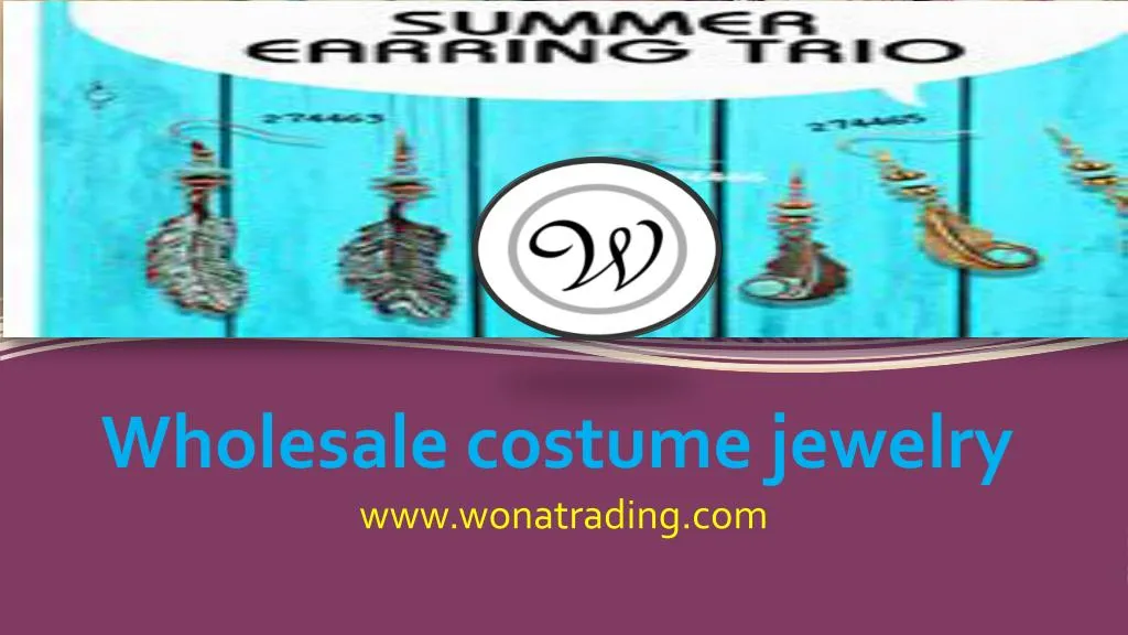 wholesale costume jewelry