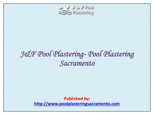 Pool Plastering Sacramento