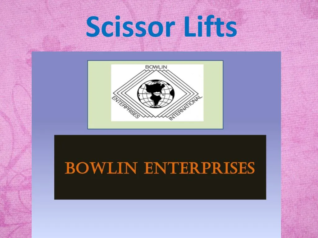scissor lifts
