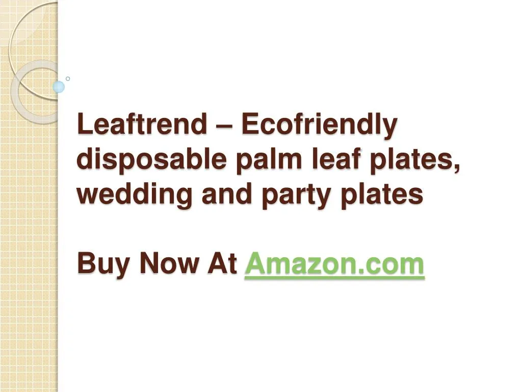 leaftrend ecofriendly disposable palm leaf plates wedding and party plates buy now at amazon com