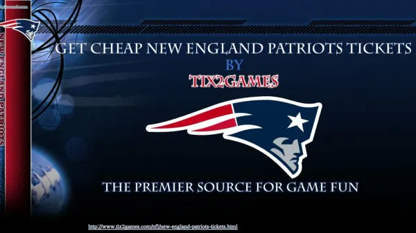 New England Patriots Tickets Discount Code