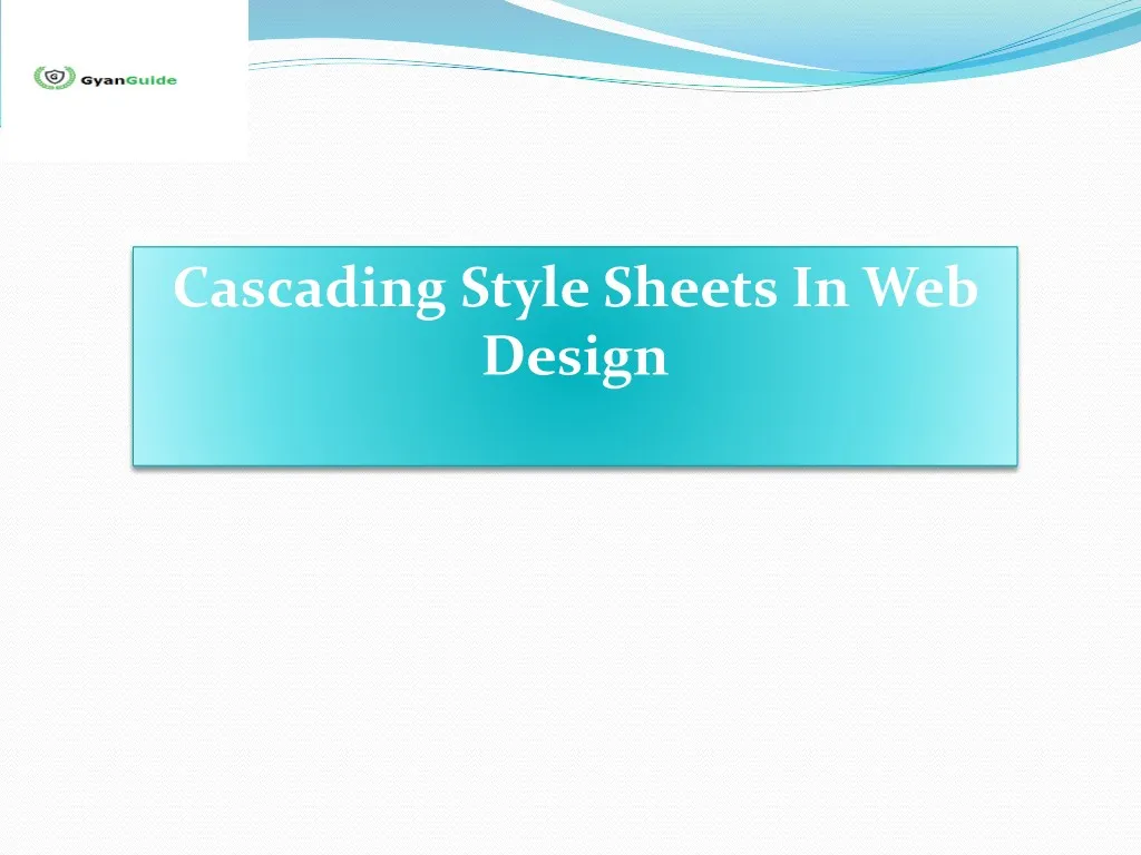cascading style sheets in web design