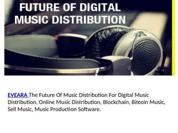 Digital Music Distribution Service