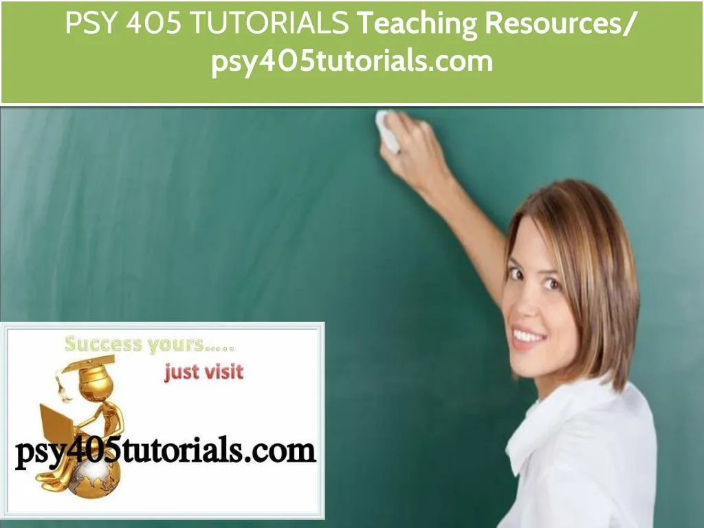 psy 405 tutorials teaching resources