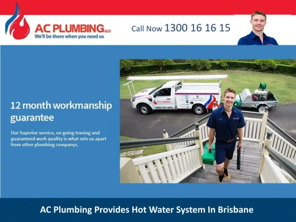 AC Plumbing Provides Hot Water System In Brisbane