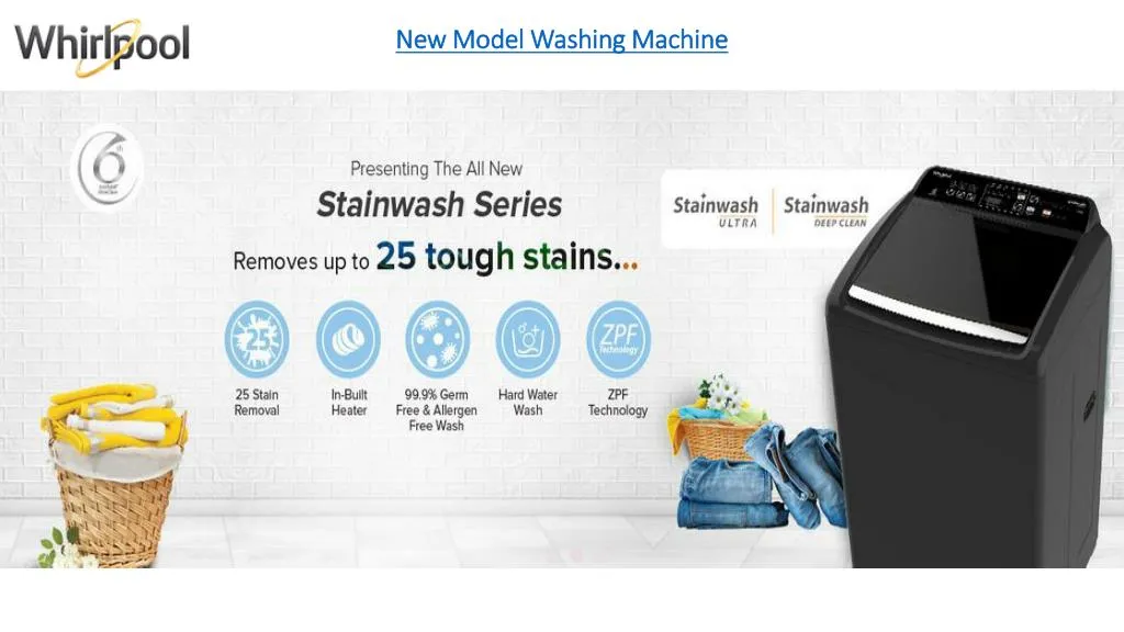 new model washing machine