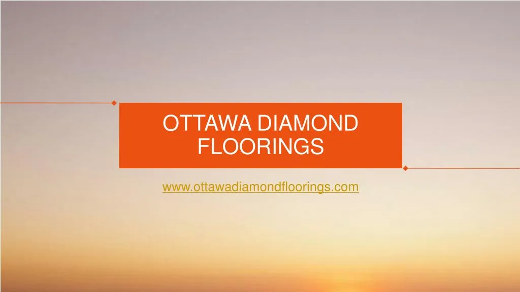 ottawa diamond floorings