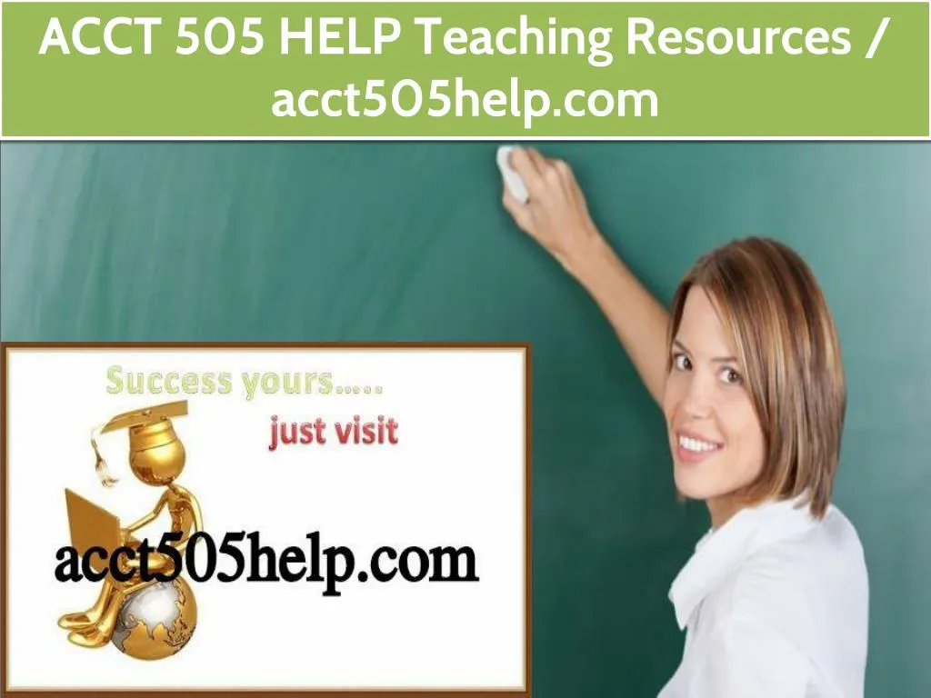 acct 505 help teaching resources acct505help com
