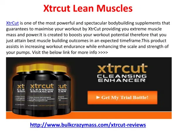 Xtrcut Supplement Where to Buy ?