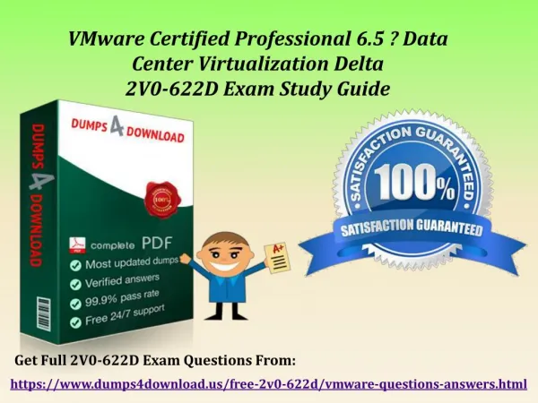 VMware 2V0-622D Exam Best Study Guide - 2V0-622D Exam Questions Answers