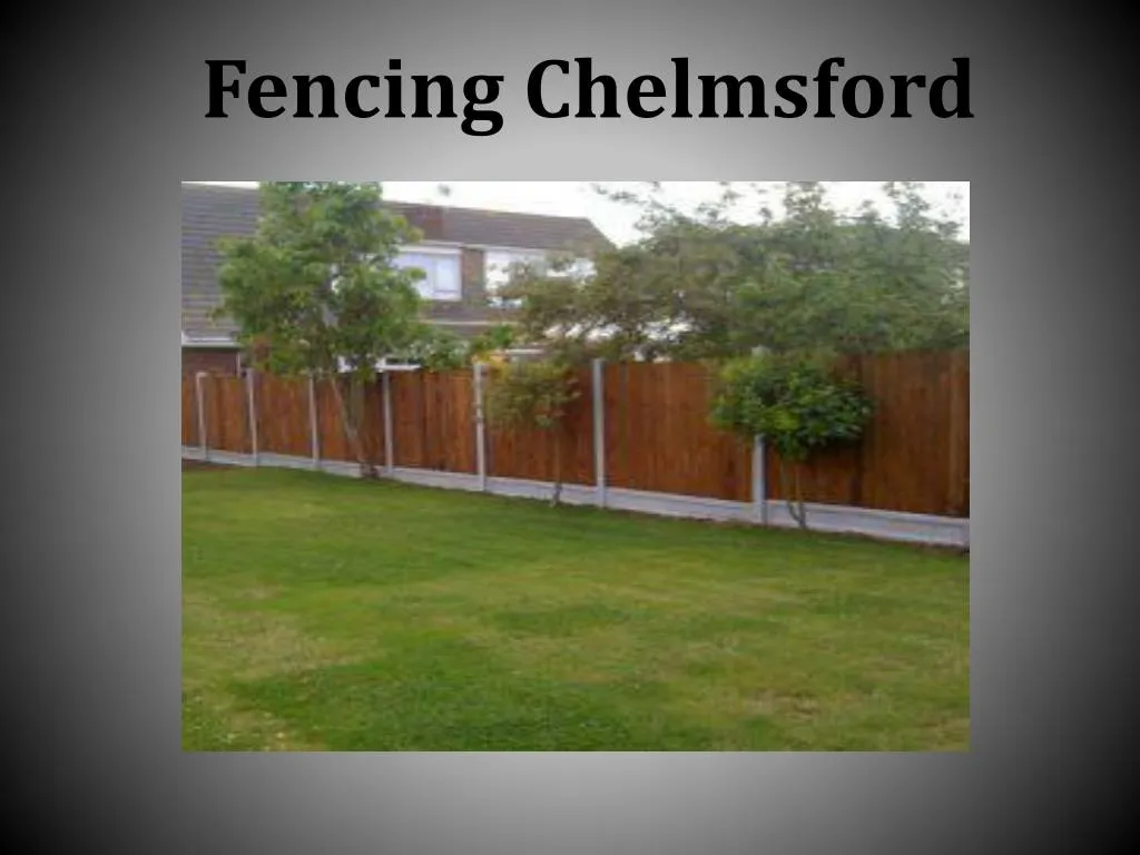 fencing chelmsford