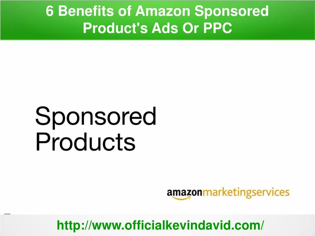 6 benefits of amazon sponsored product