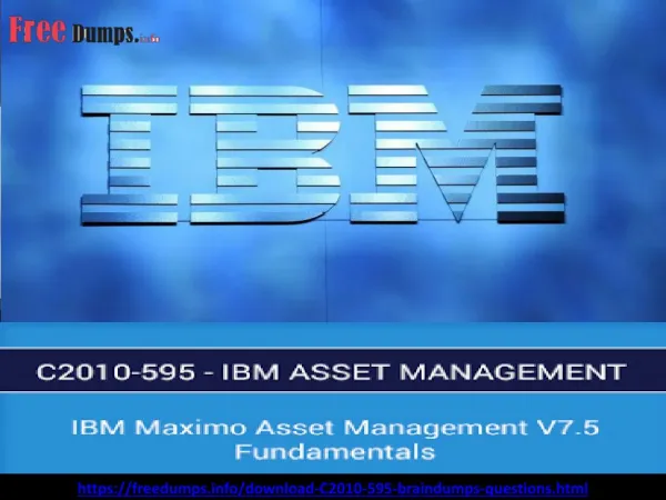 Ibm C2010-595 Actual Exam Question Answers