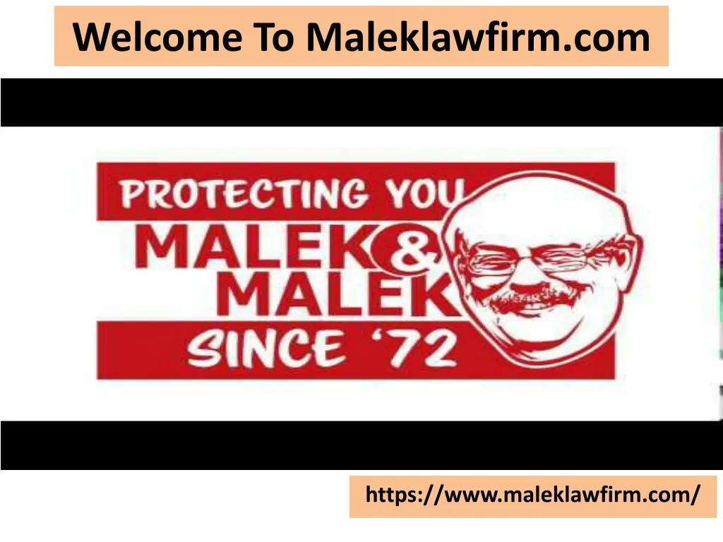 welcome to maleklawfirm com