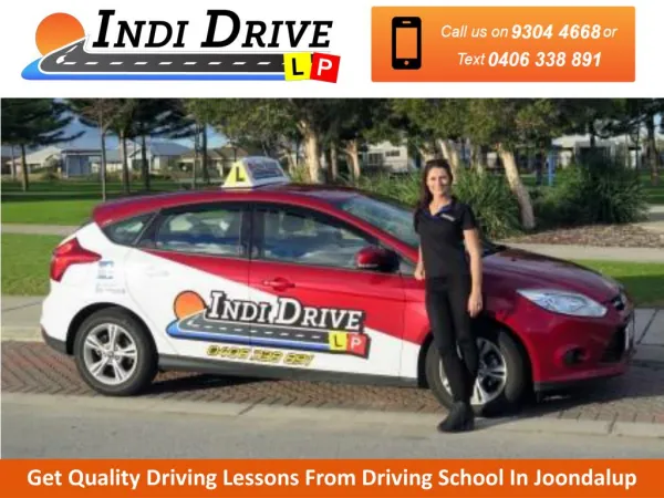 Get Quality Driving Lessons From Driving School In Joondalup