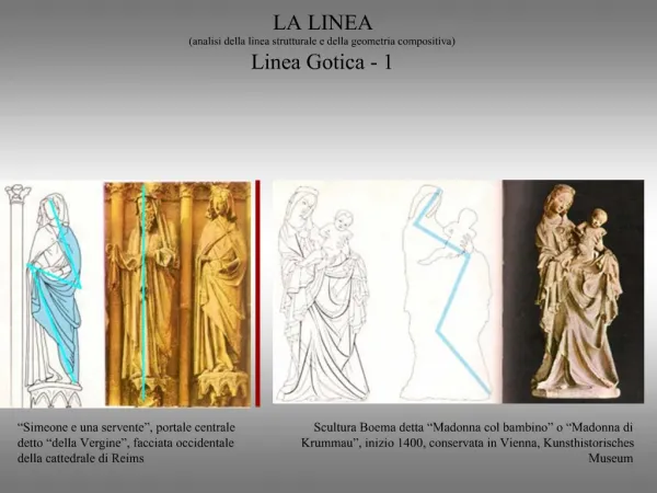 LA LINEA analisi della linea strutturale e della geometria compositiva Linea Gotica - 1