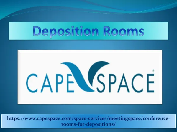Deposition Rooms