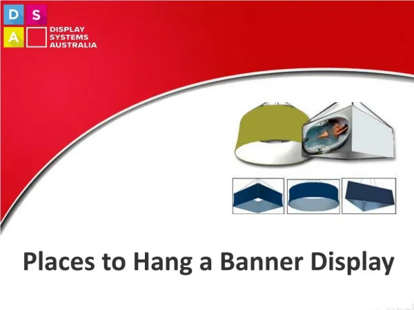 Places To Hang A Banner Display
