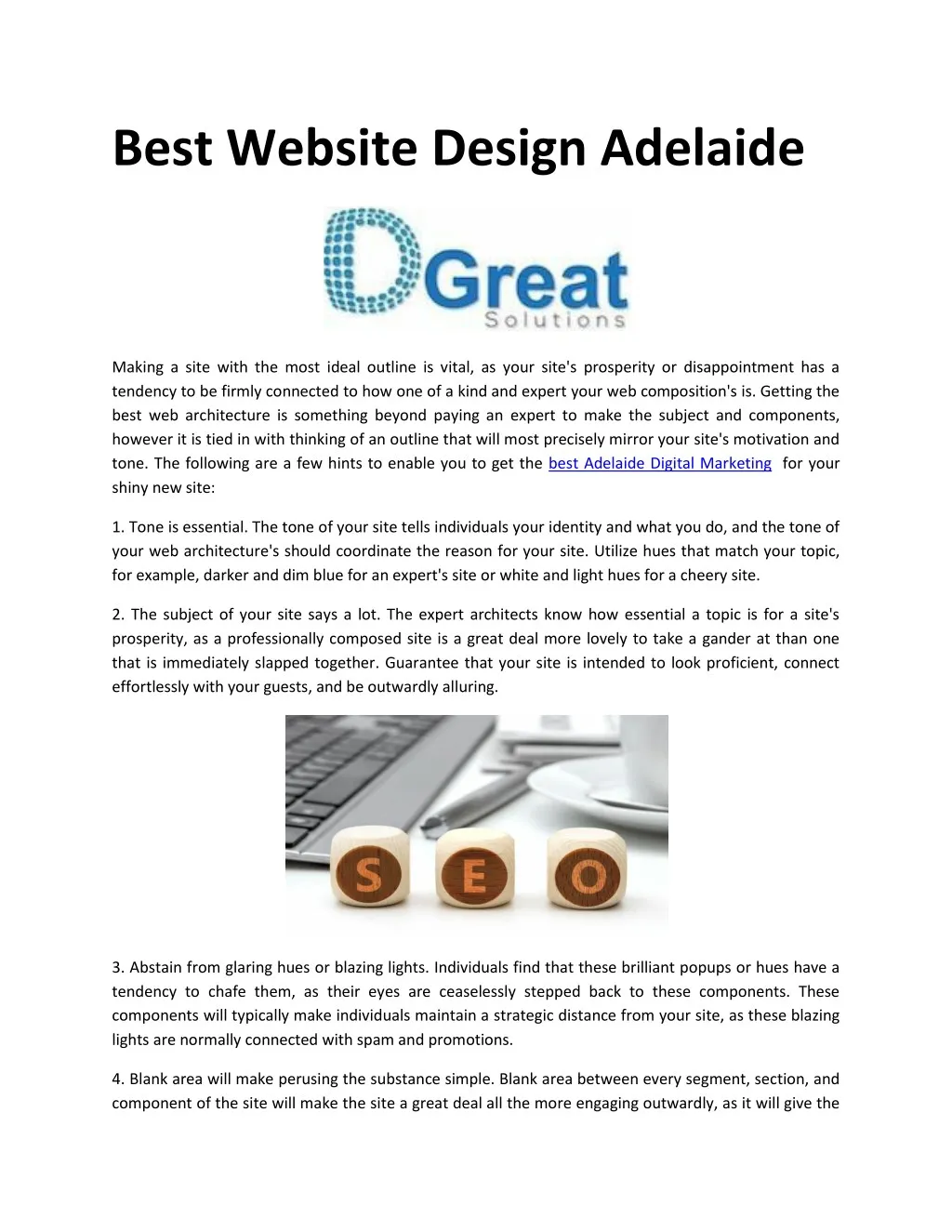 best website design adelaide