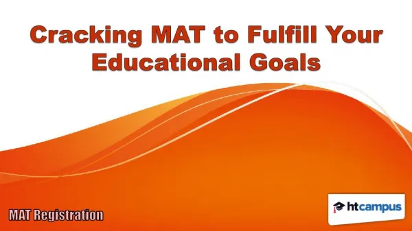 Cracking MAT to Fulfill Your Educational Goals