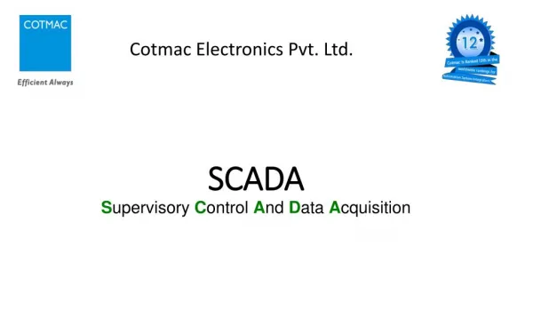 SCADA | Industrial Automation Solution Provider | Cotmac Electronics
