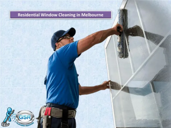 Residential Window Cleaning in Melbourne