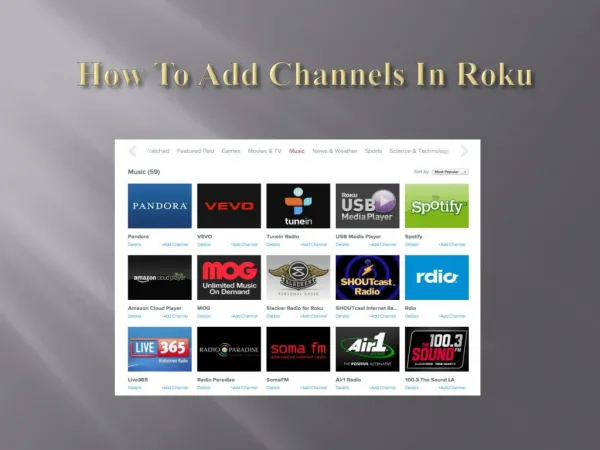 How To Add Channels In Roku...??? | Roku.com/link